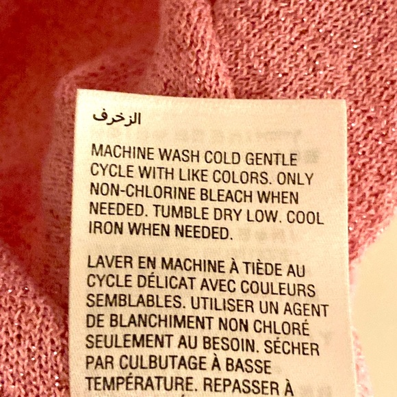 Sparkly Pink INC International Concepts “love is all” shirt 💓 - Picture 4 of 5